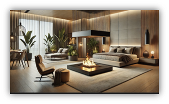 Why to install bioethanol-only hanging fireplace: