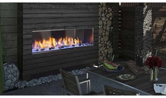 Lanai Outdoor Gas Fireplace