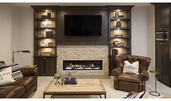 Mezzo Linear Fireplace