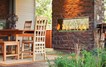 Lanai See-Through Outdoor Gas Fireplace